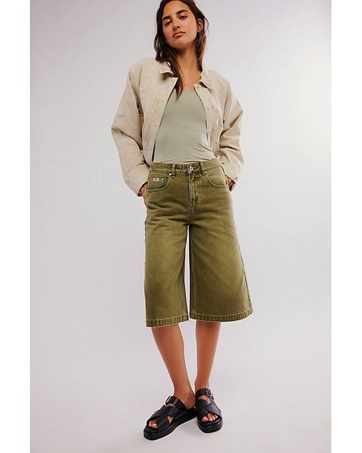 Free People Green The Ragged Priest Release Shorts