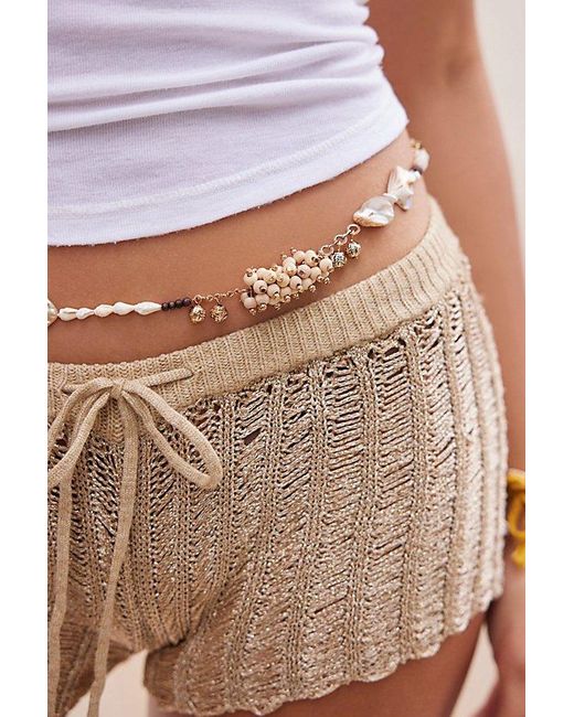 Free People Natural Yacht Belly Chain