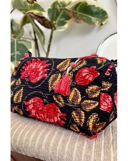 Be Deva Red Lali Cosmetic Bag