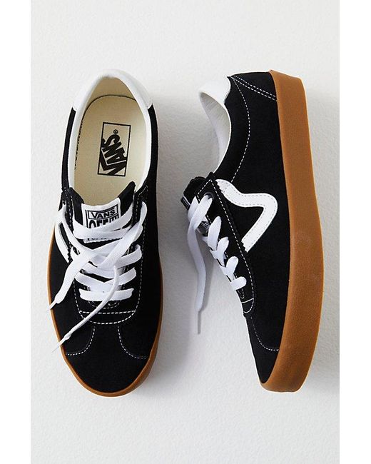 スニーカー ^VANS^ Sports Low Suede Black White VN000D09Y281 Sport Low Suede Shoe en Marshmallow White / Black | Vans CA