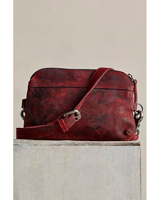 Free People Red Houston Belt Bag