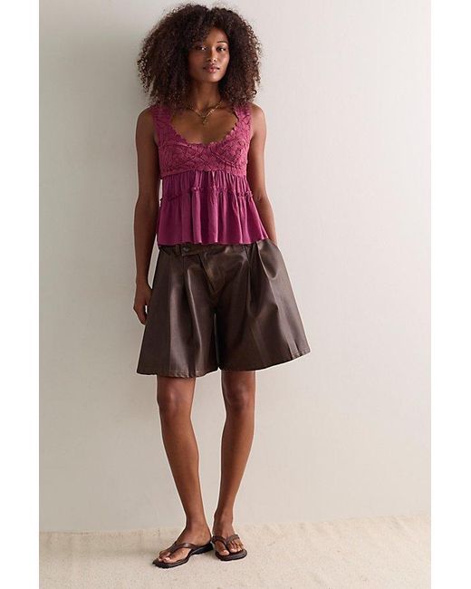 Intimately By Free People Red Petal Party Shapeless Cami By