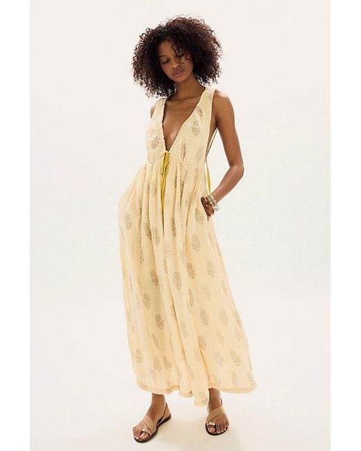 Free People Natural Driftwood Maxi Dress