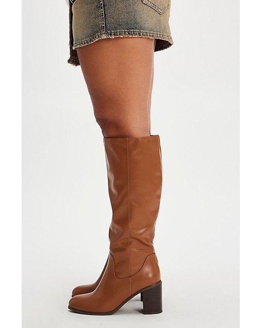 BC Footwear by Seychelles Brown Walk This Way Wide Calf Vegan Slouchy Tall Boots