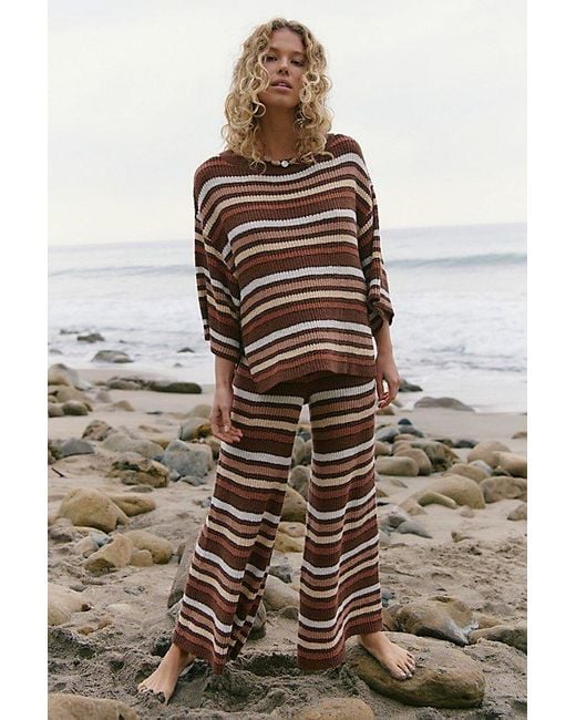 free-est Brown Over The Sweater Set By