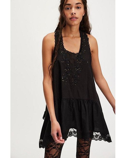 Free People Black Sunset Treasure Tunic