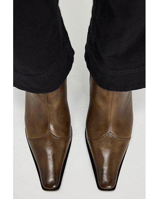 Jeffrey Campbell White Sweet Talker Snip Toe Boots By