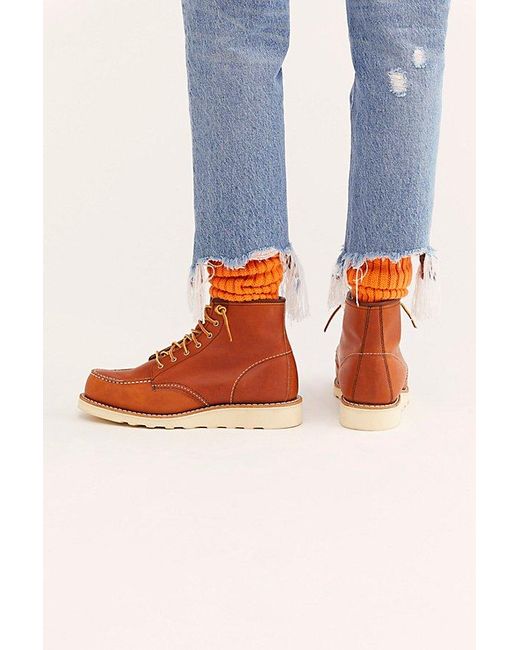 Red Wing Orange Wing 6" Classic Moc Boot