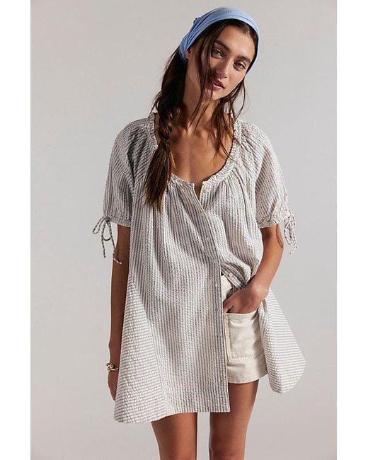 Free People Multicolor Farley Striped Tunic