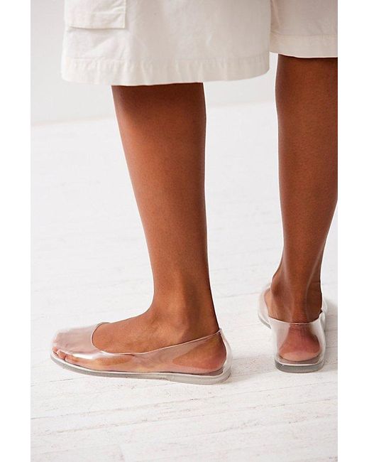 Jeffrey Campbell Brown So Clear Ballet Flats