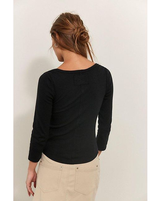 Free People Blue We The Free Lucy Layering Top