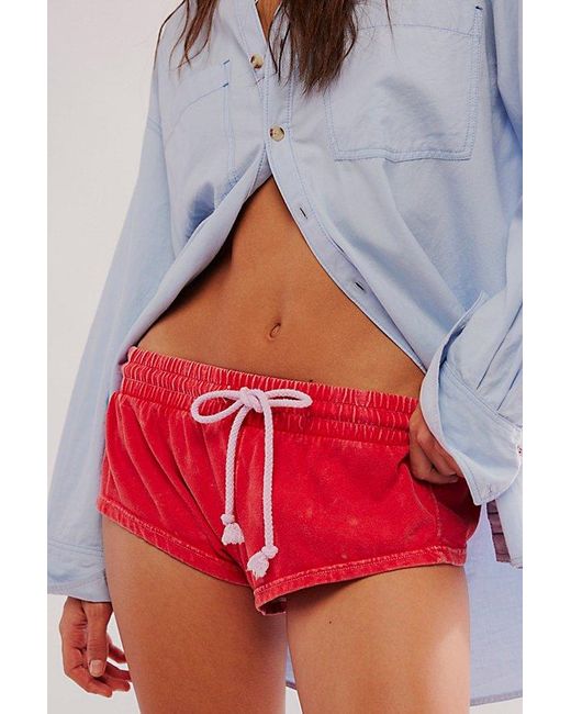 Free People Multicolor Cool About It Micro Shorts