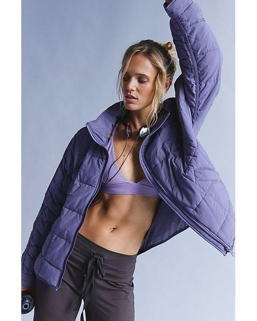 Fp Movement Blue Pippa Packable Puffer Jacket