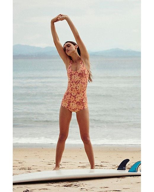 Rhythm Multicolor Tank Short One-Piece Surf Suit