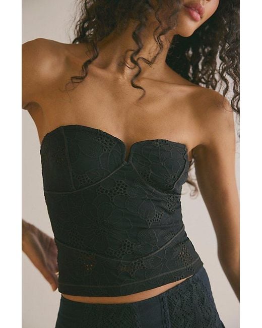 Intimately By Free People Black Ever Afternoon Tube Top By
