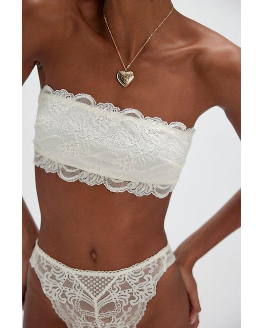 Intimately By Free People Brown Last Dance Lace Bandeau By