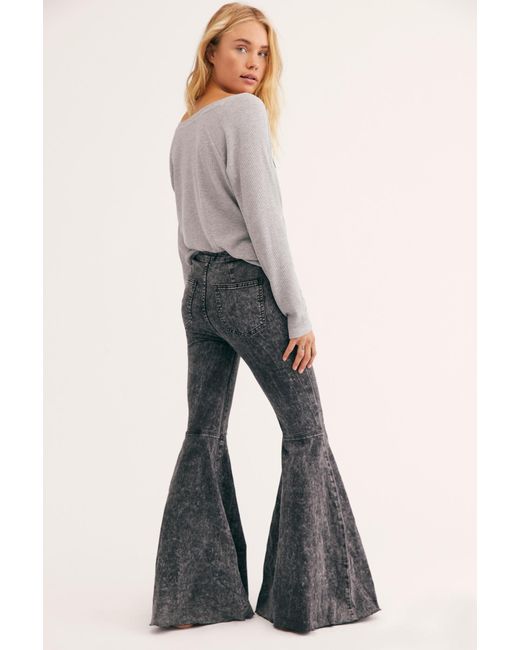 Acid wash hotsell flare pants