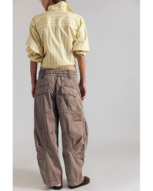 Free People Green We The Free Onset Pull-On Cargo Pants