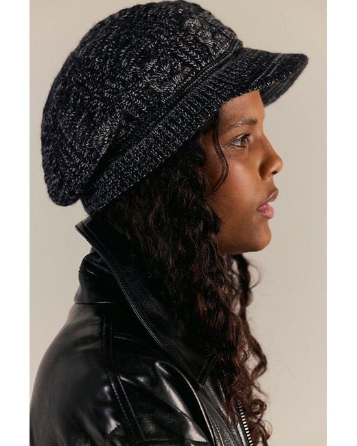 Free People Red Loui Sweater Cadet Hat