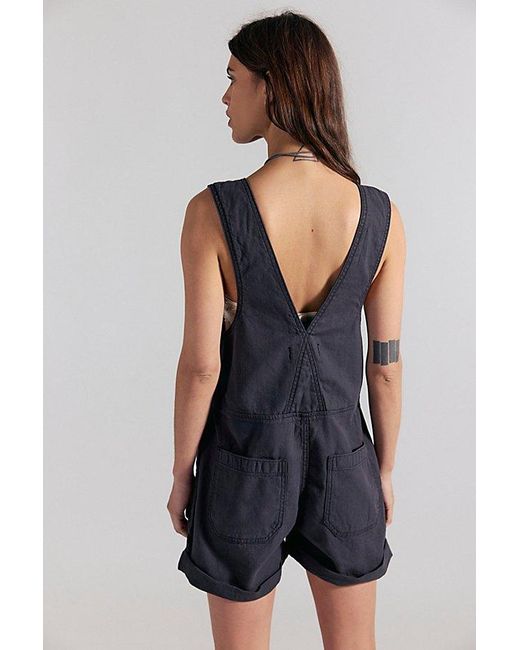 Free People Black Jude Shortalls