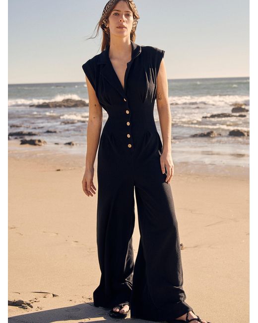 Free People Shasta One piece In Black Lyst