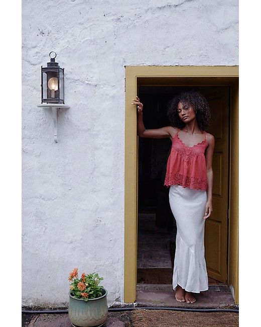 Intimately By Free People Black Sweet On You Bias-Cut Maxi Slip Skirt