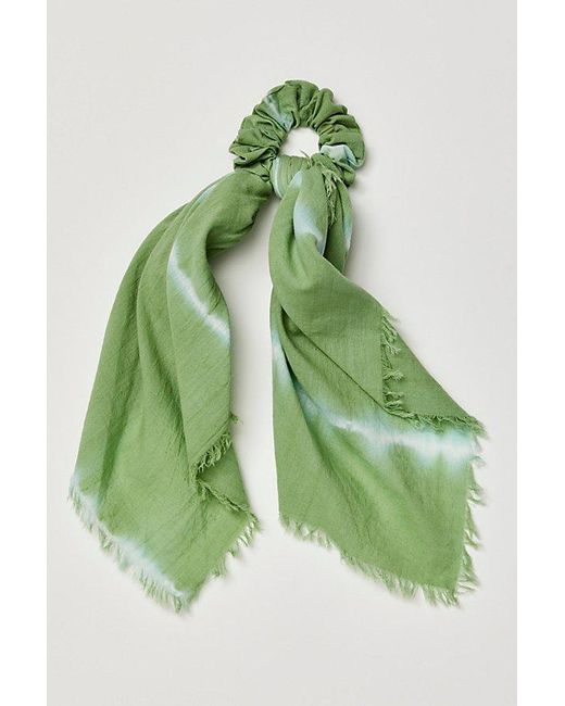 Free People Green Simply Tied Pony Scarf