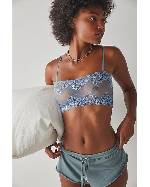 Only Hearts Gray So Fine Lace Crop