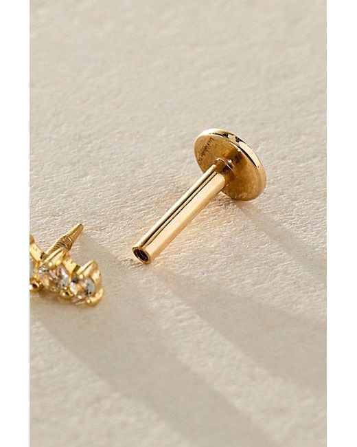 Local Eclectic Metallic Shimmer Flatback Earrings