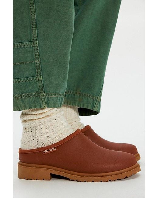 Merry People Green Billie Garden Clogs By