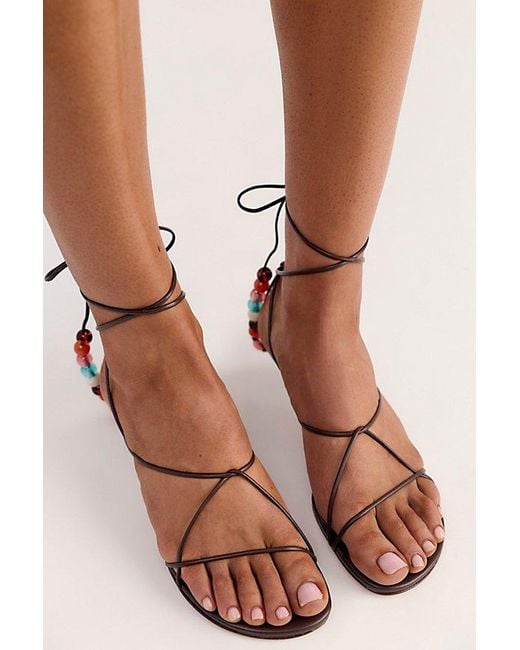 Vicenza Multicolor Paradiso Wrap Heels Top By