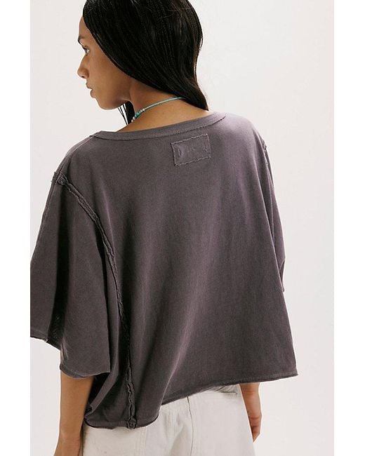 Free People Purple Next Level Tee