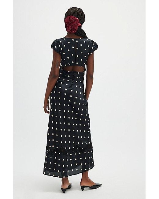 Free People Black Butterfly Babe Maxi Dress At In Night Sky Combo, Size: Xs