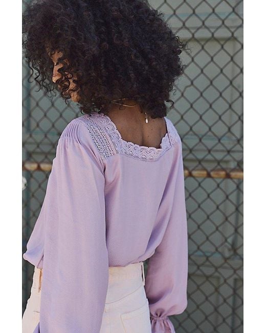Intimately By Free People Purple Eternal Sunshine Bodysuit By
