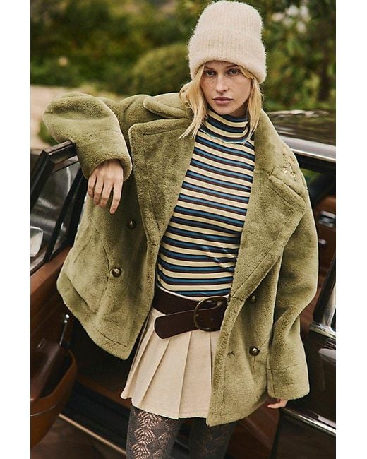 Free People Multicolor Coco Pleated Mini Skirt