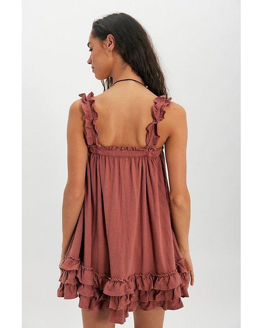 Free People Red Spring Tide Tunic