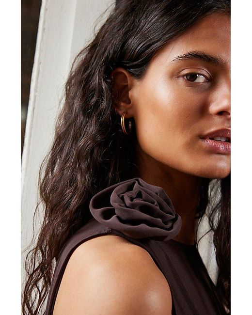 Free People Multicolor Gold Plated Hoop Earring Set At In Gold Mix