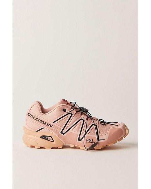Salomon Brown Speedcross 3 Satin Sneakers