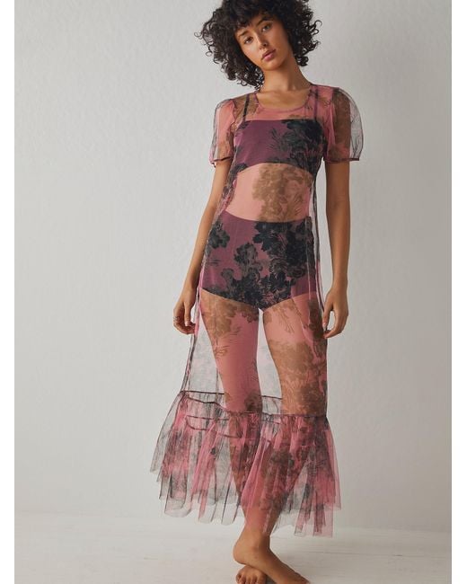 sheer midi slip