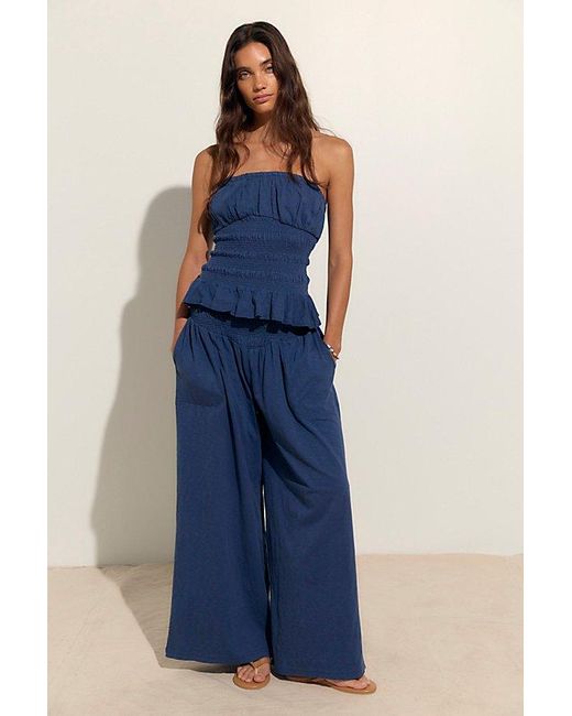 free-est Blue Don'T Call Me Pant Set By