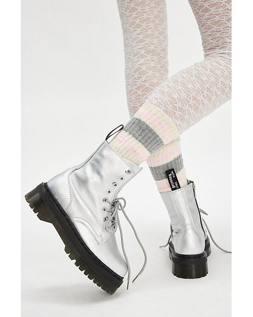 Dr. Martens Metallic Jadon Lace-Up Boots