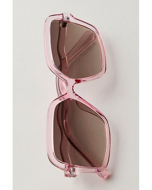 Free People Multicolor Lucia Square Sunglasses