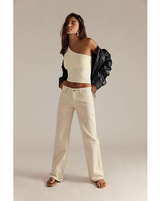 Free People Natural Tennessee Low-Rise Boyfriend Jeans