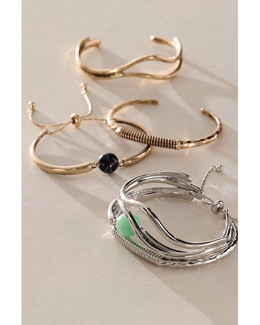 Free People Natural Muse Stack Bangle Set