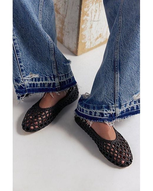 Sam Edelman Brown Shira Woven Flats By