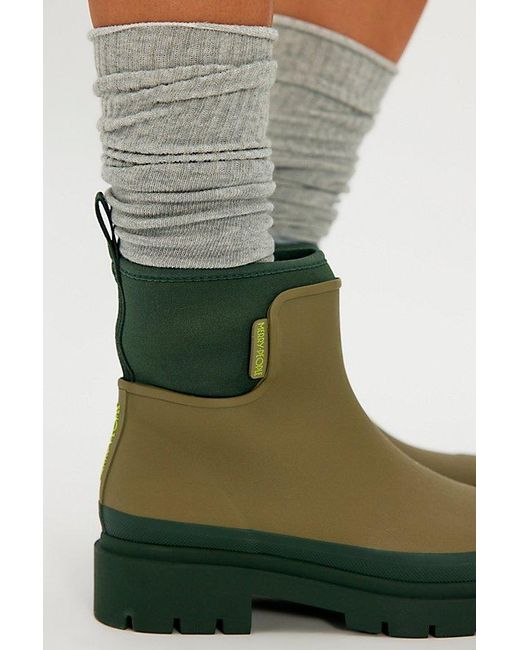 Merry People Green Tully Rain Boots Shoe By