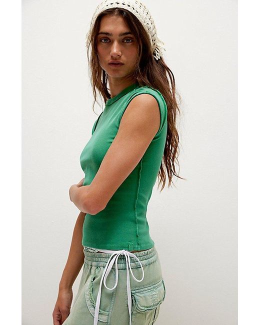 Free People Green Ever Had Tee