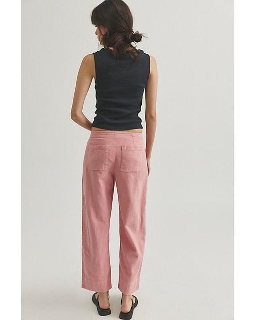 Free People Multicolor Amelia Solid Tie Trousers