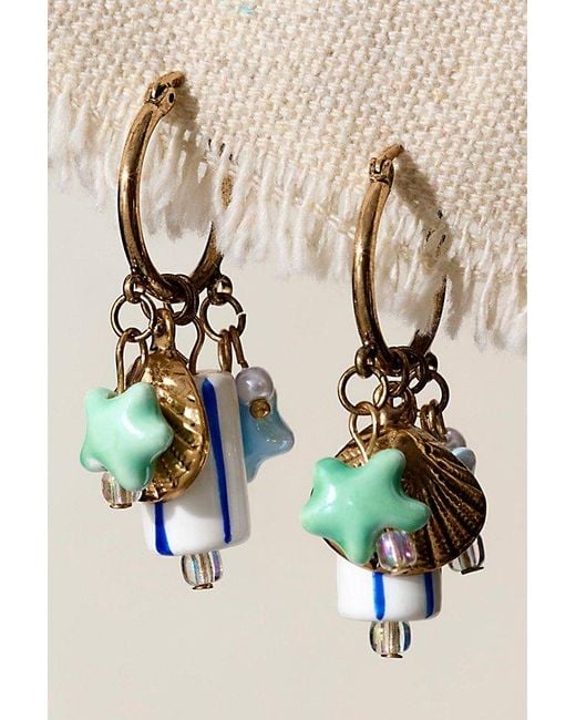 Free People Brown Sonny Hoops