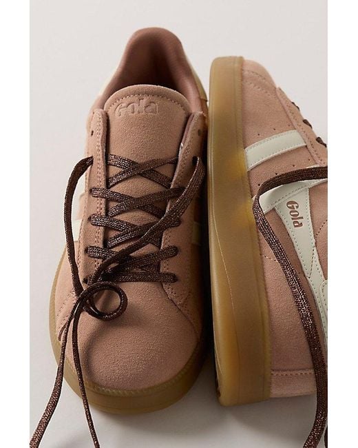 Gola Brown Aztec Sneakers